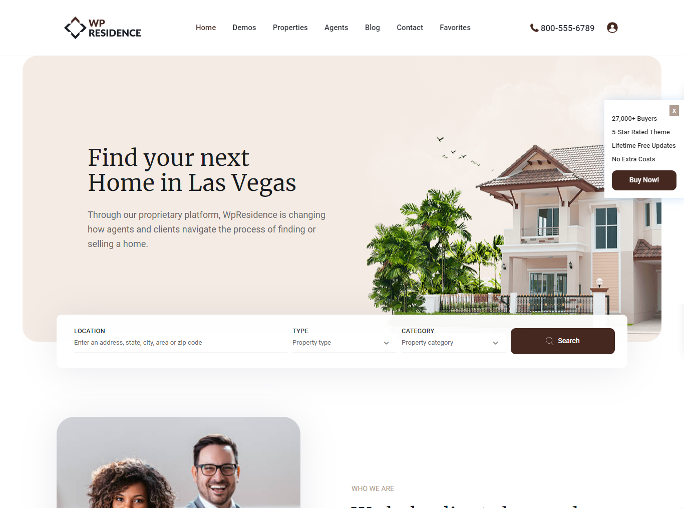 Residence-Real-Estate-WordPress-Business-